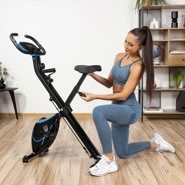 Rower magnetyczny składany FX600 Gymtek - FX600 niebieski