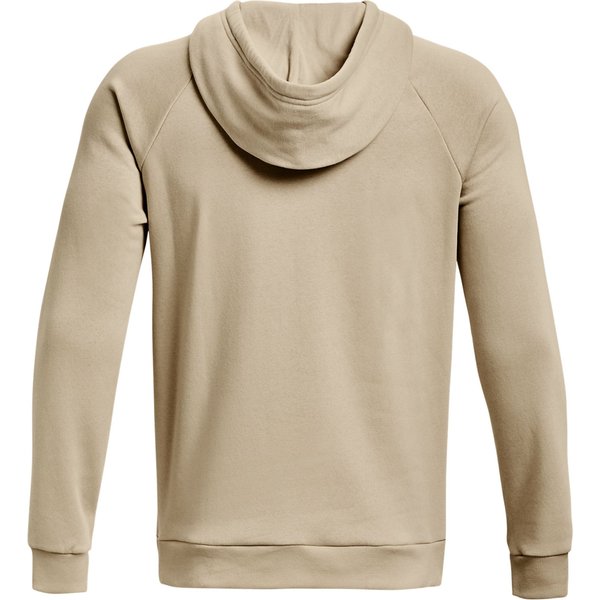 Bluza męska Rival Fleece Big Logo Hoodie Under Armour - Khaki Base / Onyx White