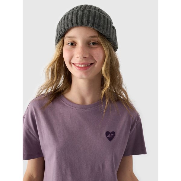 Koszulka dziewczęca TTSHF1546 4F - fiolet