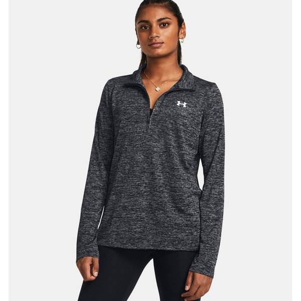 Bluza damska Tech 1/2 Zip Twist Under Armour - Black/White