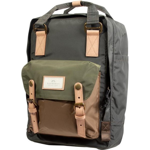 Plecak Macaroon Jungle Series 16L Doughnut - szary/oliwkowy