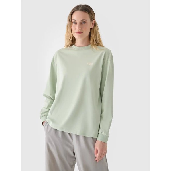 Longsleeve damski TLONF311 4F - oliwkowy
