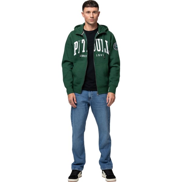 Bluza męska Hooded Zip Norton Pitbull West Coast - hunter green