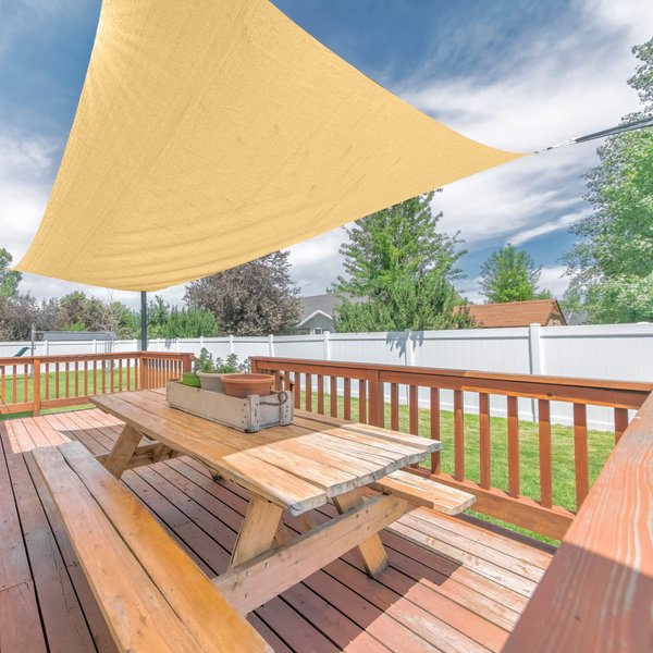 Żagiel przeciwsłoneczny 4x3m Outtec - beżowy