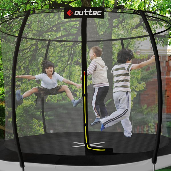 Trampolina Pumpkin 305cm 10ft Outtec - czarna/szara