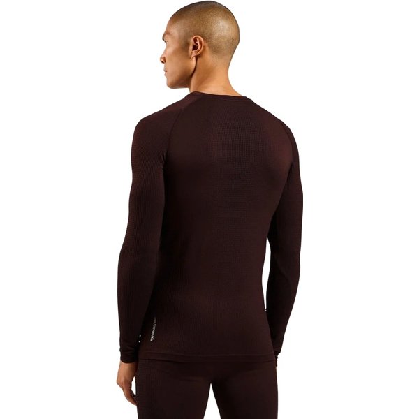 Longsleeve termoaktywny męski Performance Warm Eco Odlo - fudge