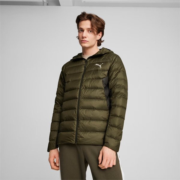 Kurtka męska PackLITE Hooded Down Jacket Puma - zielony