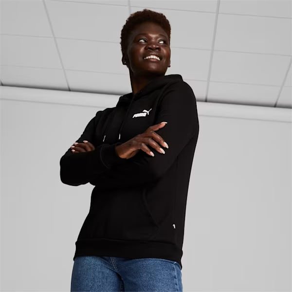 Bluza damska Ess Small Logo Hoodie Puma - czarna