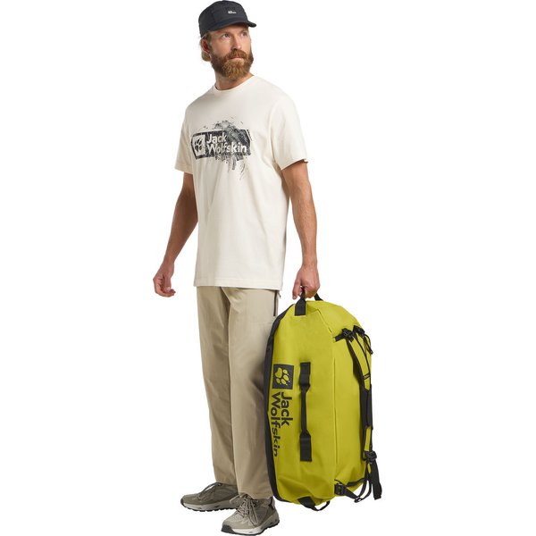 Koszulka męska Brand T Jack Wolfskin - cotton white