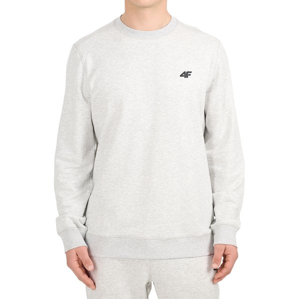 Bluza męska M2549 4F - chłodny jasny szary melanż