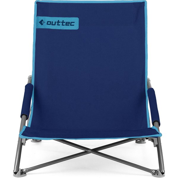 Krzesło turystyczne leżak Outtec WYPRZEDAŻ - granatowe