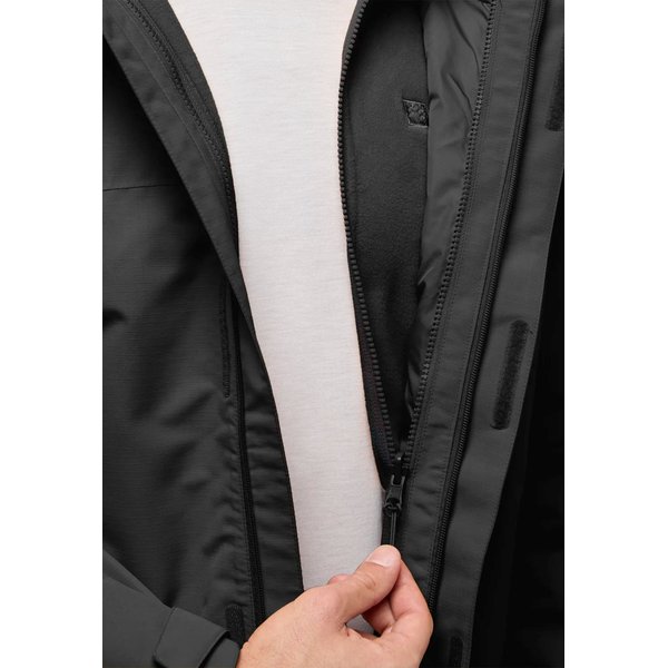 Kurtka męska 3w1 Altenberg Jack Wolfskin - Black