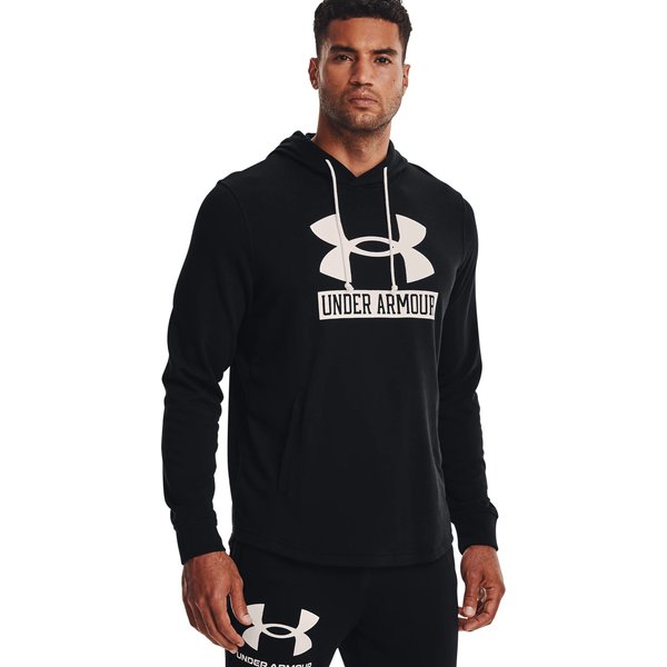 Bluza męska Rival Terry Logo Hoodie Under Armour - black