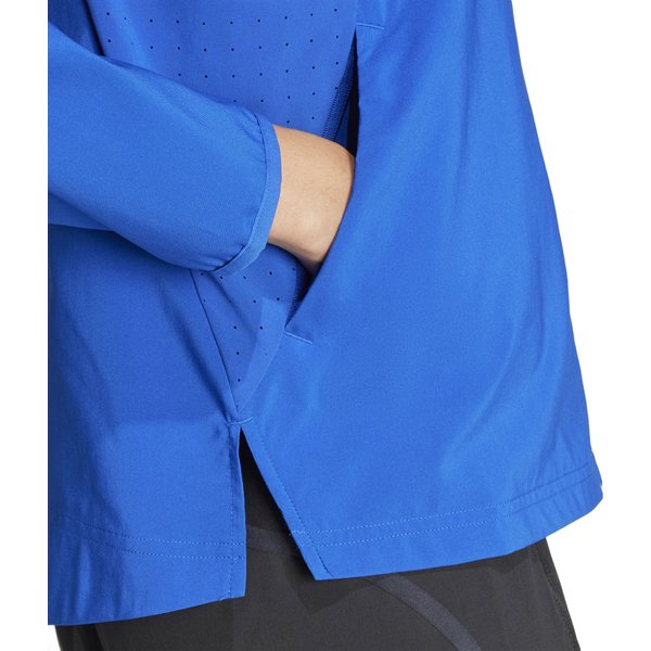 Kurtka damska Adizero Essentials Running Adidas - niebieska