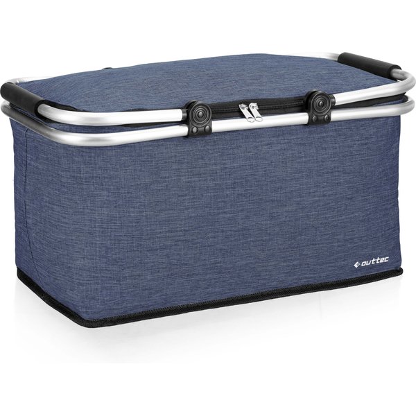Kosz piknikowy, termiczny Outtec - granatowy