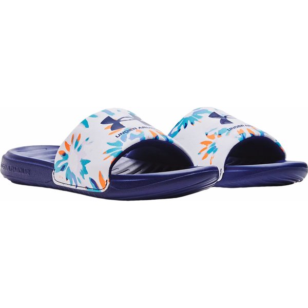 Klapki Ansa Graphic Under Armour - White / Sonar Blue