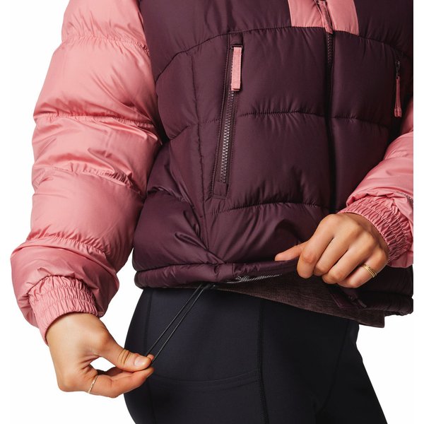 Kurtka puchowa damska Pike Lake II Cropped Columbia - Moonvista, Pink