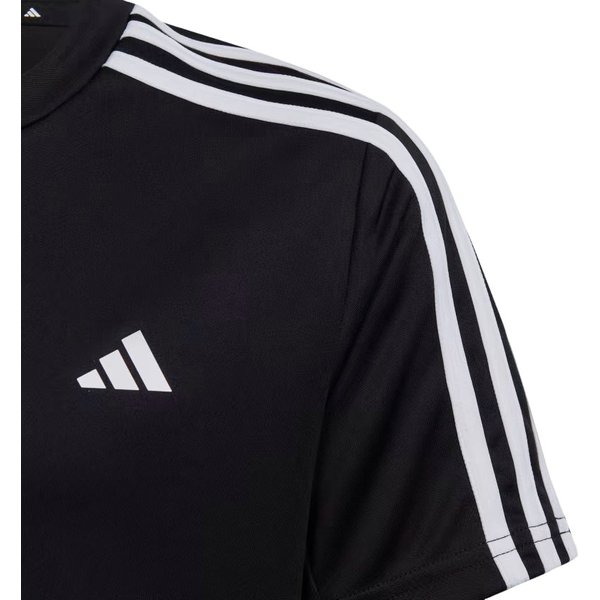 Koszulka juniorska Train Essentials Aeroready 3-Stripes Regular-Fit Adidas - Black