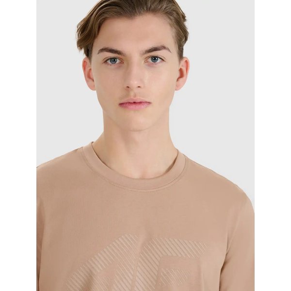 Koszulka męska TTSHM2075 4F - beż