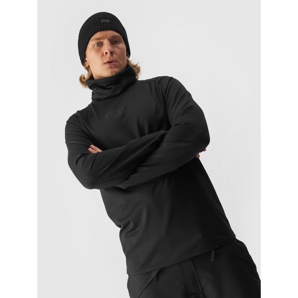 Longsleeve termoaktywny męski UBRUM080 4F - głęboka czerń