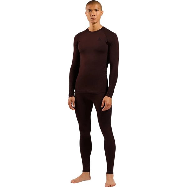 Longsleeve termoaktywny męski Performance Warm Eco Odlo - fudge
