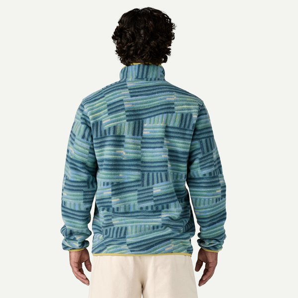Bluza polarowa męska Synchilla Snap-T Patagonia - Quilty Fitz: Wetland Blue