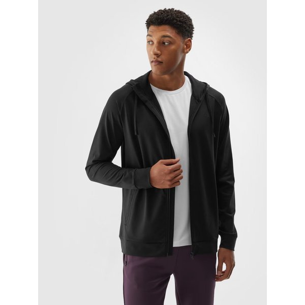 Bluza męska TFSWM403 4F - głęboka czerń