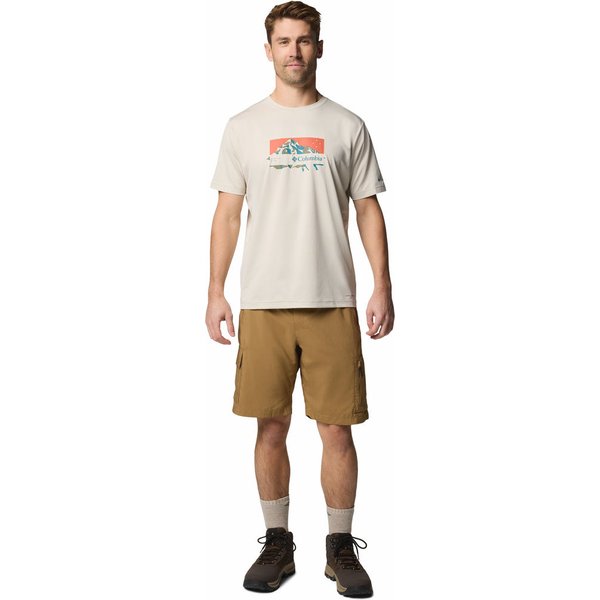 Koszulka męska Ice Lake II Technical Columbia - Dark Stone/Peak Direction