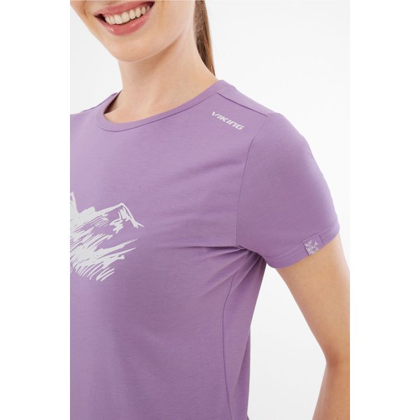 Koszulka damska Lenta Bamboo Light Viking - fioletowy