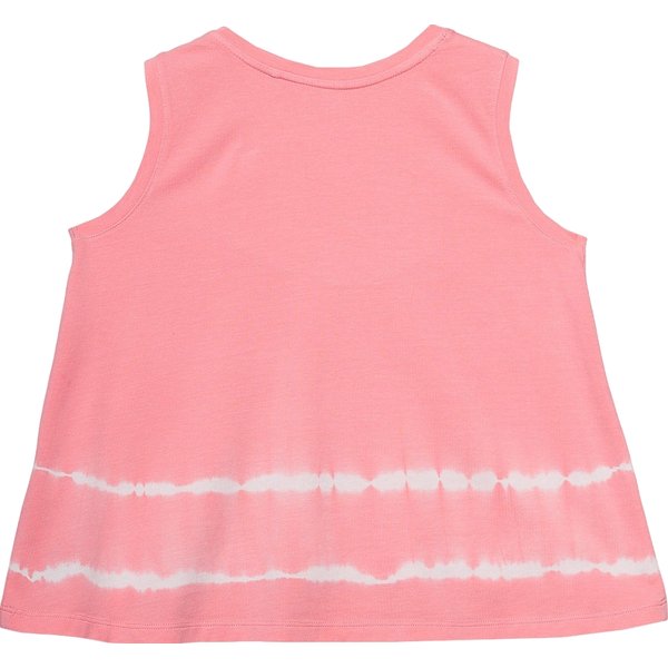 Bezrękawnik, top dziewczęcy 4FJWSS24TTSHF1145 4F - łososiowy neon