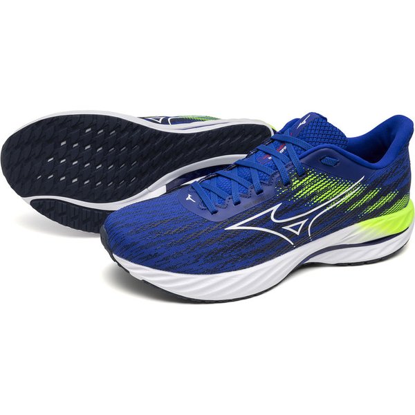 Buty do biegania Wave Inspire 21 Mizuno - Reflex Blue C/White/GreenGecko