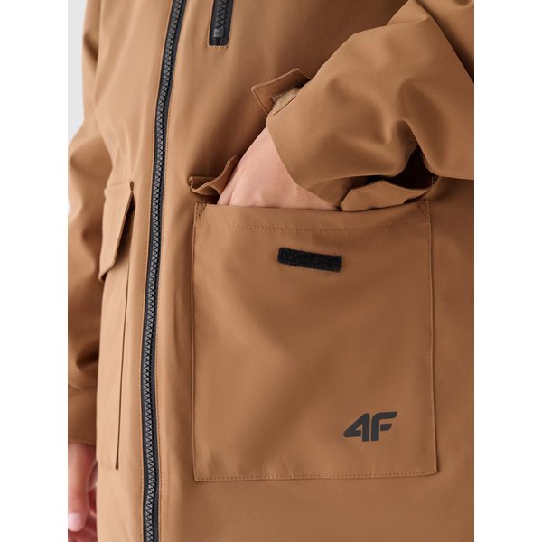 Kurtka chłopięca TJACM157 4F - jasny brąz