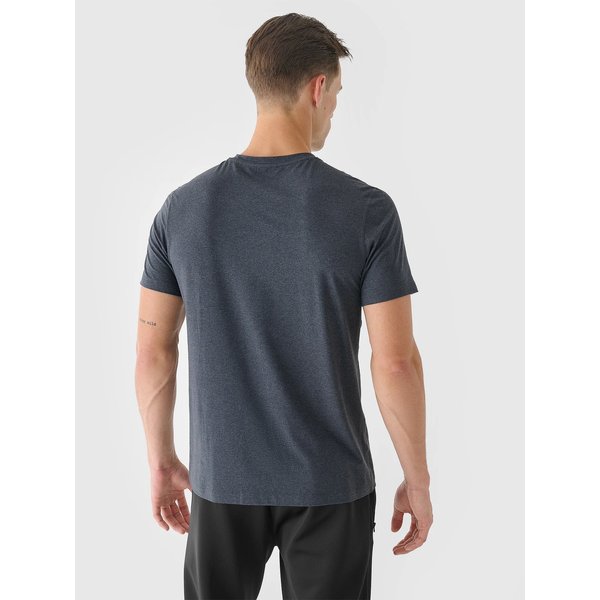 Koszulka męska TFTSM1003 4F - antracyt melanż