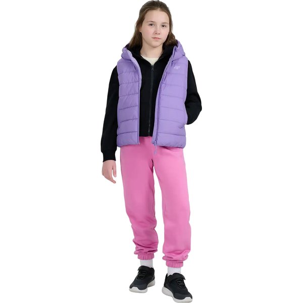 Bluza dziewczęca TSWSF1861 4F - głęboka czerń