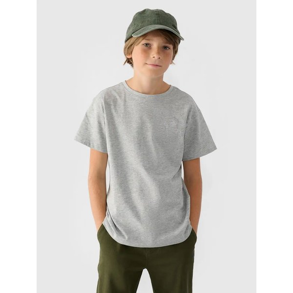 Koszulka chłopięca TTSHM2330 4F - szary melanż
