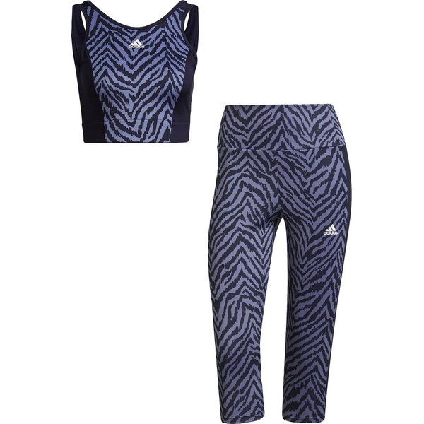 Komplet treningowy damski Zebra High Rise Carpi Adidas