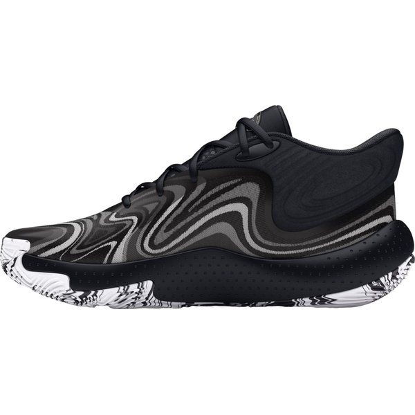 Buty koszykarskie Spawn 6 Mid Under Armour - Black/Distant Gray