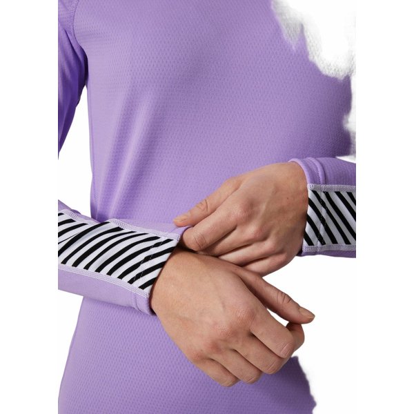 Longsleeve damski Lifa Active Stripe Crew Helly Hansen - fioletowy