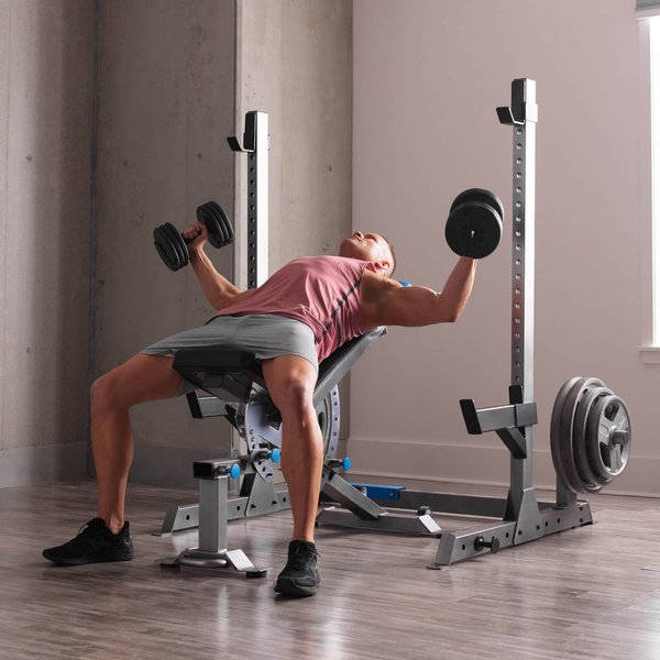 Ławka regulowana do ćwiczeń ze stojakiem Carbon Strength ProForm