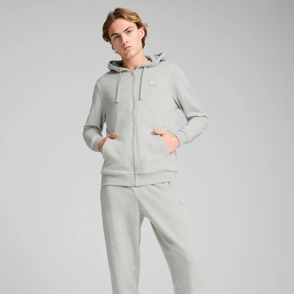 Dres męski Hooded Sweat Suit Puma - Light Gray Heather