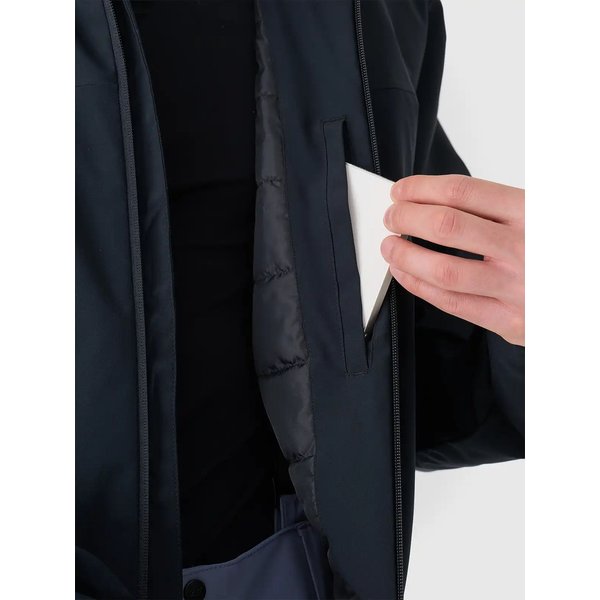 Kurtka narciarska męska TTJAM579 4F - głęboka czerń