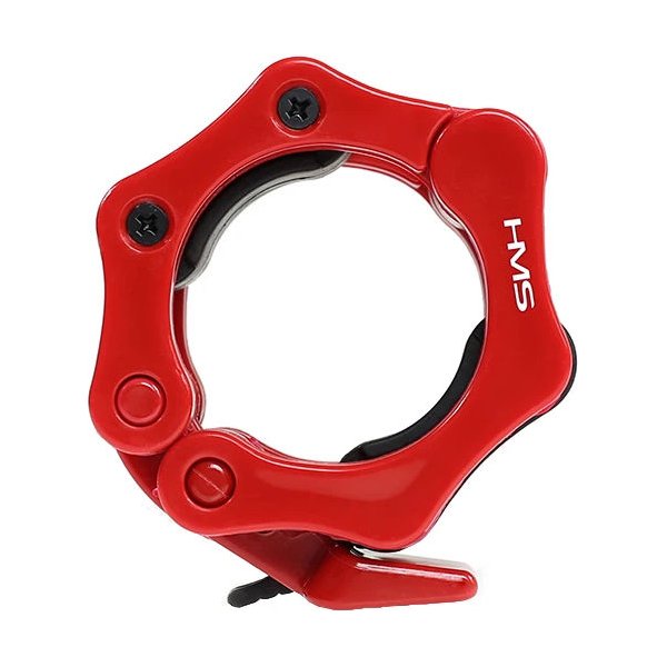 Gryf olimpijski prosty GO685 220cm 50mm z zaciskami ZG1000R HMS