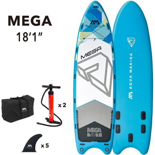 Deska pompowana SUP Mega 18'1" z akcesoriami Aqua Marina