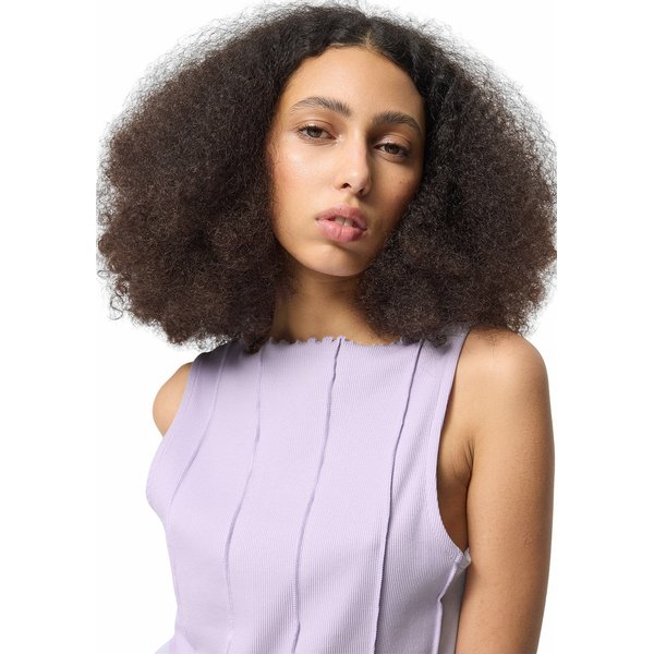 Bezrękawnik, top damski OTHWSS24TSLEF088 Outhorn - jasny fiolet