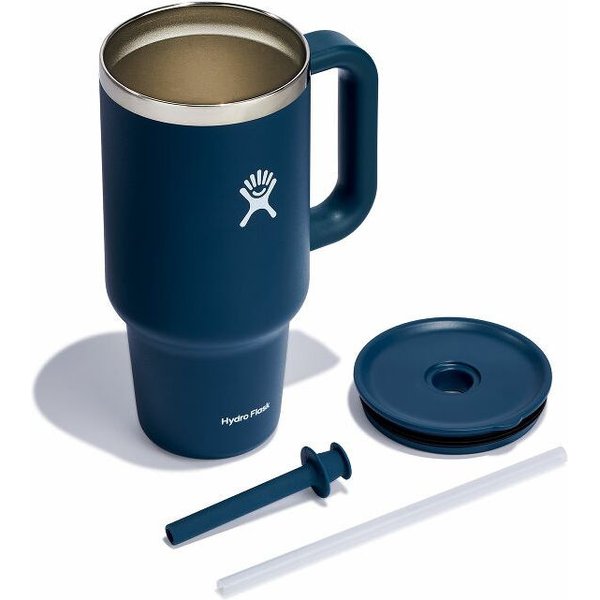 Kubek termiczny ze słomką All Around Travel Tumbler 946ml Hydro Flask - indigo