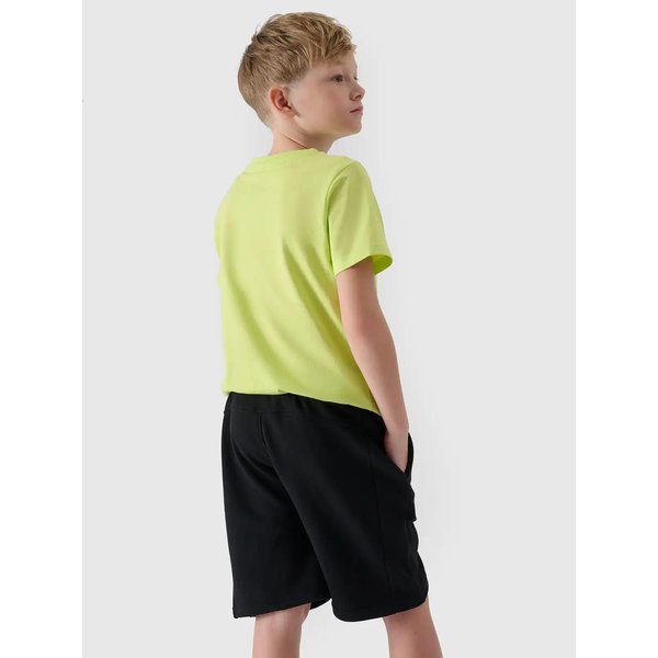 Spodenki chłopięce TSHOM600 4F - głęboka czerń