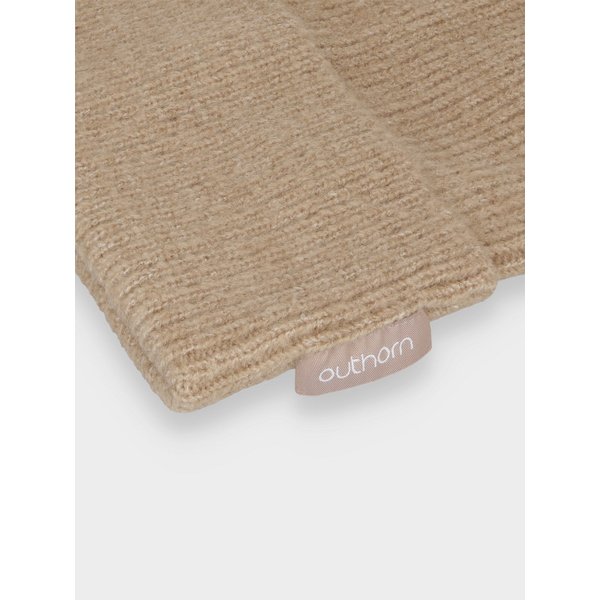 Czapka AW22 ACAPF051 Outhorn - jasny brąz