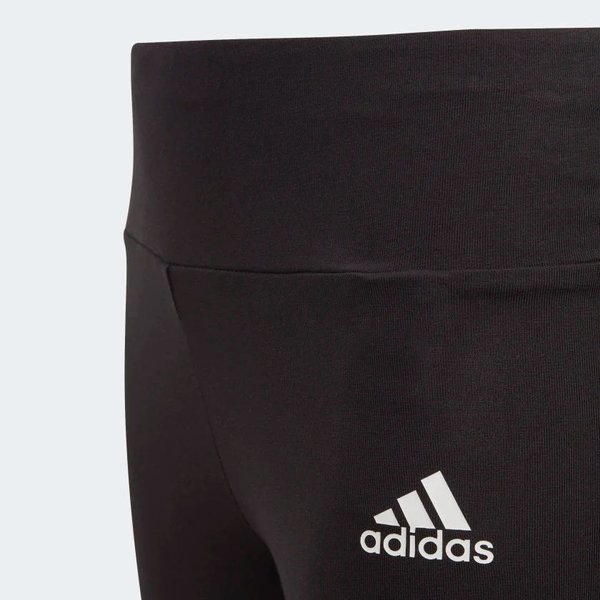 Legginsy juniorskie 3-Stripes Tight Adidas - czarny