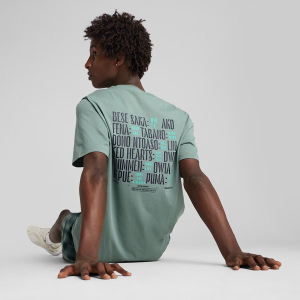 Koszulka męska Road To Unity Values Graphic Puma - green
