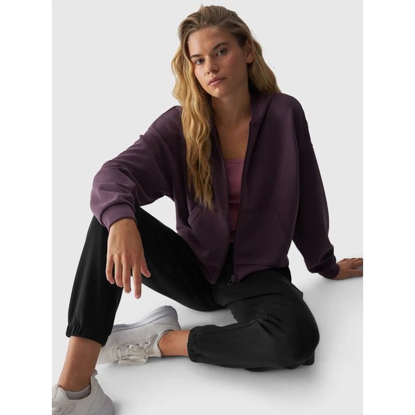 Bluza damska TSWSF1341 4F - ciemny fiolet